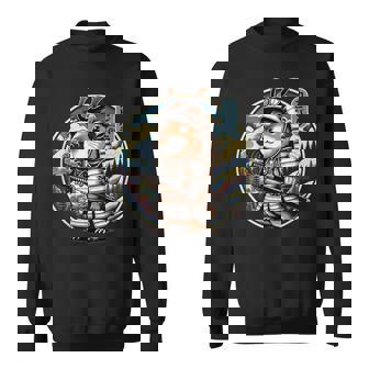 日本の侍カピバラのタトゥー、かわいい忍者カピバラ スウェットシャツ - Kawaiitshirt