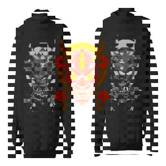 日本伝統マスク 歌舞伎 仮面 サムライマスク 東京 スウェットシャツ - Kawaiitshirt