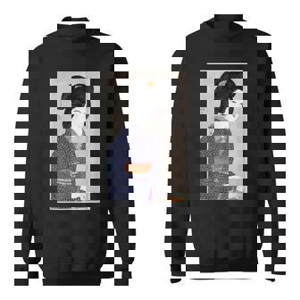 日本美術 芸者 日本木版 新版画美人画 スウェットシャツ - Kawaiitshirt