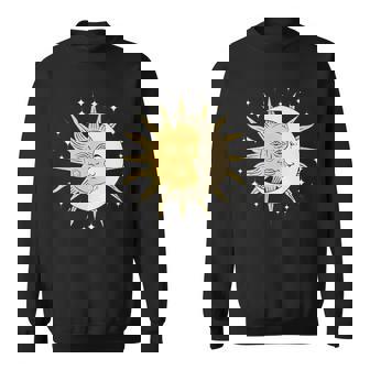 月 太陽 美的 神秘的 スウェットシャツ - Kawaiitshirt