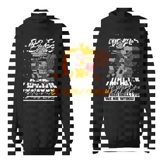 木こりを汚さない面白いロギング引用 スウェットシャツ - Kawaiitshirt