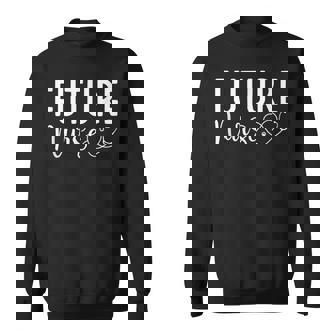 未来看護師 看護学校 大学院生 スウェットシャツ - Kawaiitshirt