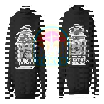 東京シティスカイライン ヴィンテージ 日本土産 レトロカラー スウェットシャツ - Kawaiitshirt