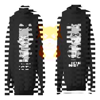 柴犬 犬 赤柴 怒柴 拒否柴 嫌です 怒った犬 かわいい おもしろ スウェットシャツ - Kawaiitshirt