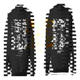 柴犬たくさん 大集合ver かわいい柴犬 柴犬 イラスト スウェットシャツ - Kawaiitshirt