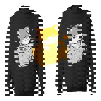 柴犬寝パジャマナイトタイムかわいいグラフィックネグリジェ スウェットシャツ - Kawaiitshirt