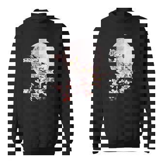 桜 花 満月 さくら 日本文化 スウェットシャツ - Kawaiitshirt