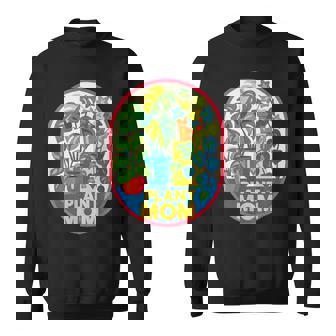 植物 ママ イラスト ポトス モンステラ 観葉植物愛好家 スウェットシャツ - Kawaiitshirt