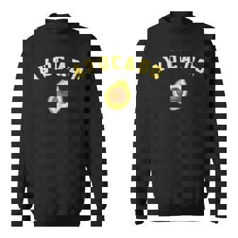 楽しいアボカドの面白いカレッジチームロゴ 英語の言葉 スウェットシャツ - Kawaiitshirt