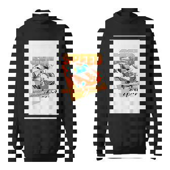 楽しいクールなレーシングカーイラスト スウェットシャツ - Kawaiitshirt