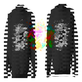 樹脂ボール付きのクールなハンドボールプレーヤー スウェットシャツ - Kawaiitshirt