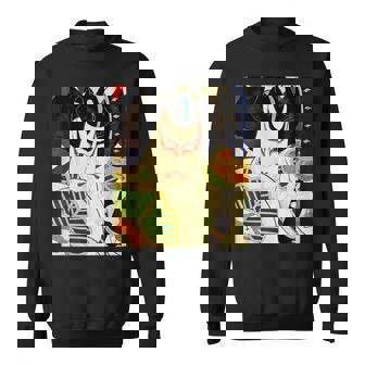 歌舞伎 かぶき 役者 日本美術 浮世絵 役者絵 名取春仙 六世坂東彦三郎 舎人松王丸 スウェットシャツ - Kawaiitshirt