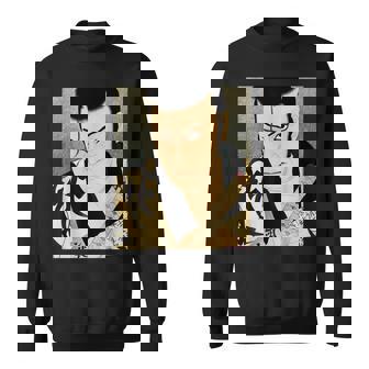 歌舞伎 演劇 俳優 サムライ 俊泉 日本のビンテージアート スウェットシャツ - Kawaiitshirt