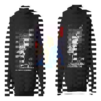 武士 歌舞伎 ヴィンテージ 日本の浮世絵 木版画 スウェットシャツ - Kawaiitshirt