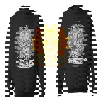 死者の日メキシカンシュガースカルフローラルセレブレーション スウェットシャツ - Kawaiitshirt