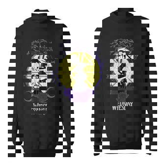 水曜シリーズ 水曜 ガラス窓付きチェロ演奏 スウェットシャツ - Kawaiitshirt