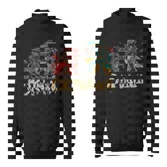 沖縄ジャパン シーサーガーディアンライオンズ 沖縄 日本土産 スウェットシャツ - Kawaiitshirt