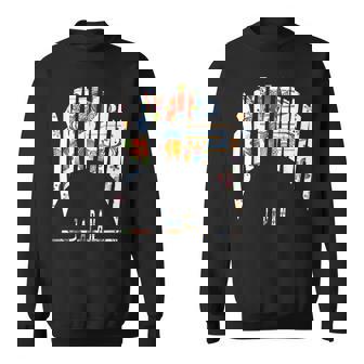 沖縄島ジャパン うちなちゅう 琉球 ビンガタ 沖縄紅型びんがた スウェットシャツ - Kawaiitshirt