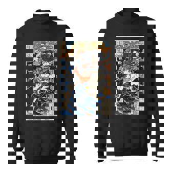 浮世絵 面白tシャツ 日本画 歌川国芳 名作 アート 絵画 メンズ レディース 面白い 服 美術 おもしろ スウェットシャツ - Kawaiitshirt