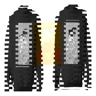 浮世絵デザイン『喜多川歌麿』アート 美術 日本画 グッズ スウェットシャツ - Kawaiitshirt