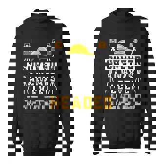 測量士 常に平常心 土地家屋調査士 土地家屋調査士 スウェットシャツ - Kawaiitshirt