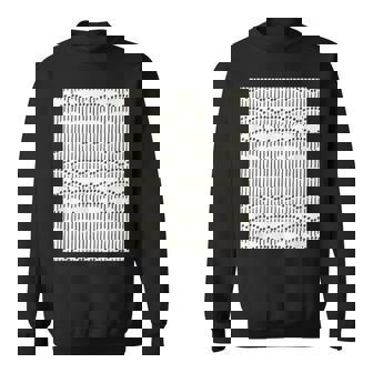 点と線 白 黒 スウェットシャツ - Kawaiitshirt