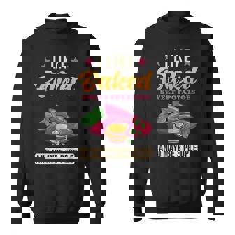 焼き芋が好きで、3人で面白いじゃがいも スウェットシャツ - Kawaiitshirt