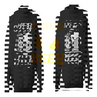 牡蠣とビール スウェットシャツ - Kawaiitshirt