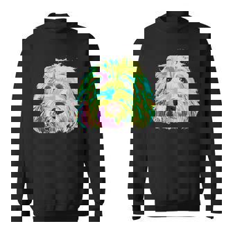 犬 カラフル ラブラドゥードル スウェットシャツ - Kawaiitshirt