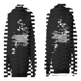 猫 ネコ テニス 面白いtシャツ 文字入り メンズ おもしろ 面白い 服 おもしろグッズ ネタ 浮世絵 スウェットシャツ - Kawaiitshirt