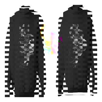 猫 動物 グラフィック アートワーク 猫 スウェットシャツ - Kawaiitshirt