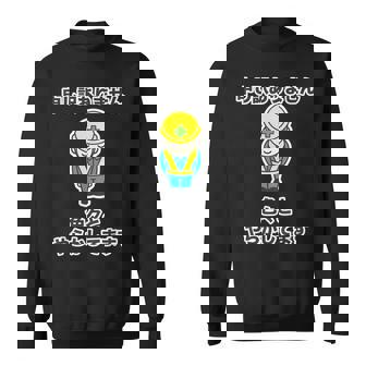 申し訳ありません 色々と やらかしてます《工事看板風》パロディ【変なデザイン屋さん】面白い 言葉 主張 デザイン スウェットシャツ - Kawaiitshirt