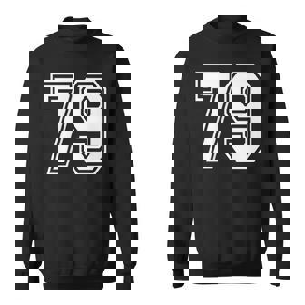 番号 79インチ ホワイト スウェットシャツ - Kawaiitshirt