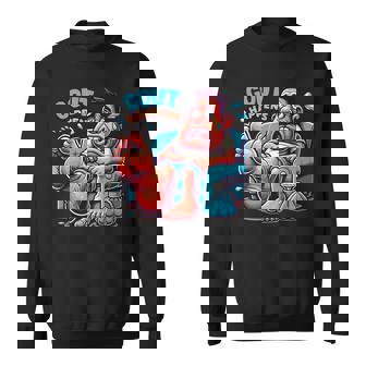 痛風が起こる 面白くて陽気な愚かな痛み むくみ スウェットシャツ - Kawaiitshirt