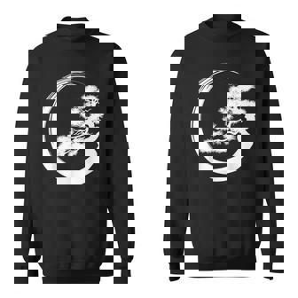 盆栽 木 和 デザイン 盆栽 ミニマリスト 木 恋人 スウェットシャツ - Kawaiitshirt