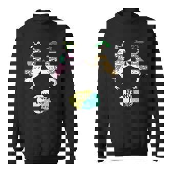 盆栽フクロウと宇宙盆栽フクロウ スウェットシャツ - Kawaiitshirt