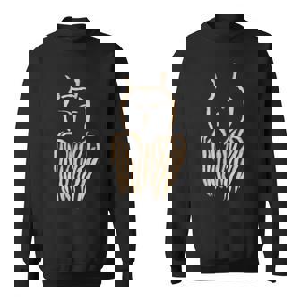 石器時代の洞窟壁画 フクロウの洞窟壁画 洞窟壁画 洞窟壁画 スウェットシャツ - Kawaiitshirt