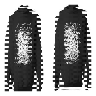 神だけが私を裁くことができるローライダーアートチカーノカルチャー スウェットシャツ - Kawaiitshirt