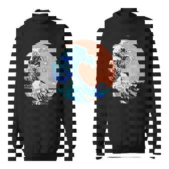 神奈川の偉大な波 日本製 スウェットシャツ - Kawaiitshirt