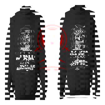 私の秋田は古代の品種の面白い子犬の犬の恋人です スウェットシャツ - Kawaiitshirt