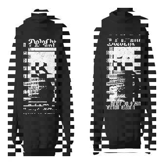 私はそうは思わないから黒猫は哲学者じゃない スウェットシャツ - Kawaiitshirt