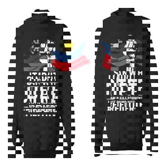 私はドゥテルテを支持します。私は何の理由もなくフィリピン人ではありません-無料prrd スウェットシャツ - Kawaiitshirt