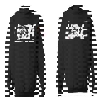 私はフェレットが大好きです Love Ferret スウェットシャツ - Kawaiitshirt