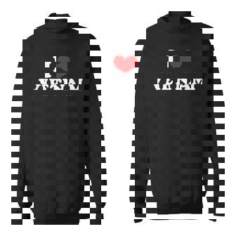 私はベトナムが大好きです、私はベトナムを心から愛しています スウェットシャツ - Kawaiitshirt