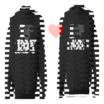 私はリンジーが大好きです スウェットシャツ - Kawaiitshirt