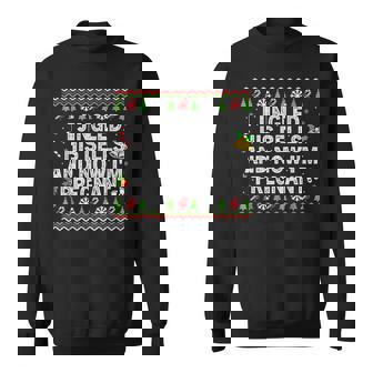 私は彼のベルを鳴らして今妊娠中クリスマス妊娠 スウェットシャツ - Kawaiitshirt