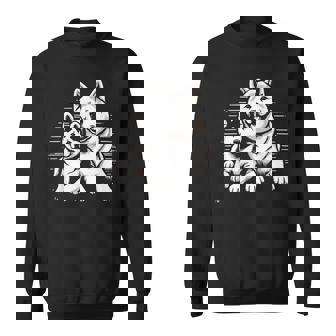 秋田犬 グラフィックtシャツ レディース メンズ スウェットシャツ - Kawaiitshirt