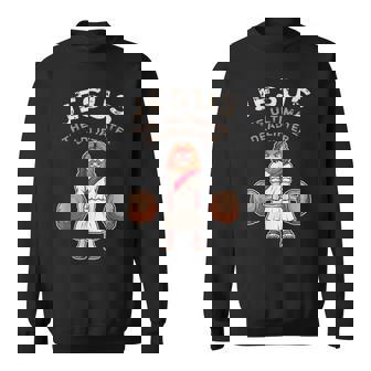 究極のデッドリフターのイエス 面白いイエス デッドリフト スウェットシャツ - Kawaiitshirt