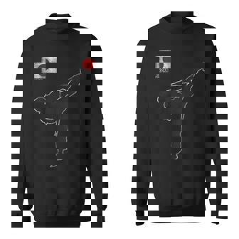 空手日本代表スポーツ 完全格闘技コンタクト スウェットシャツ - Kawaiitshirt