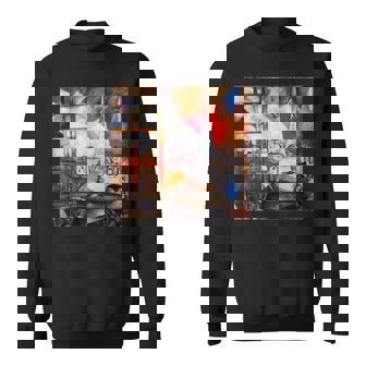 窓を通るパリ マルク・シャガール スウェットシャツ - Kawaiitshirt